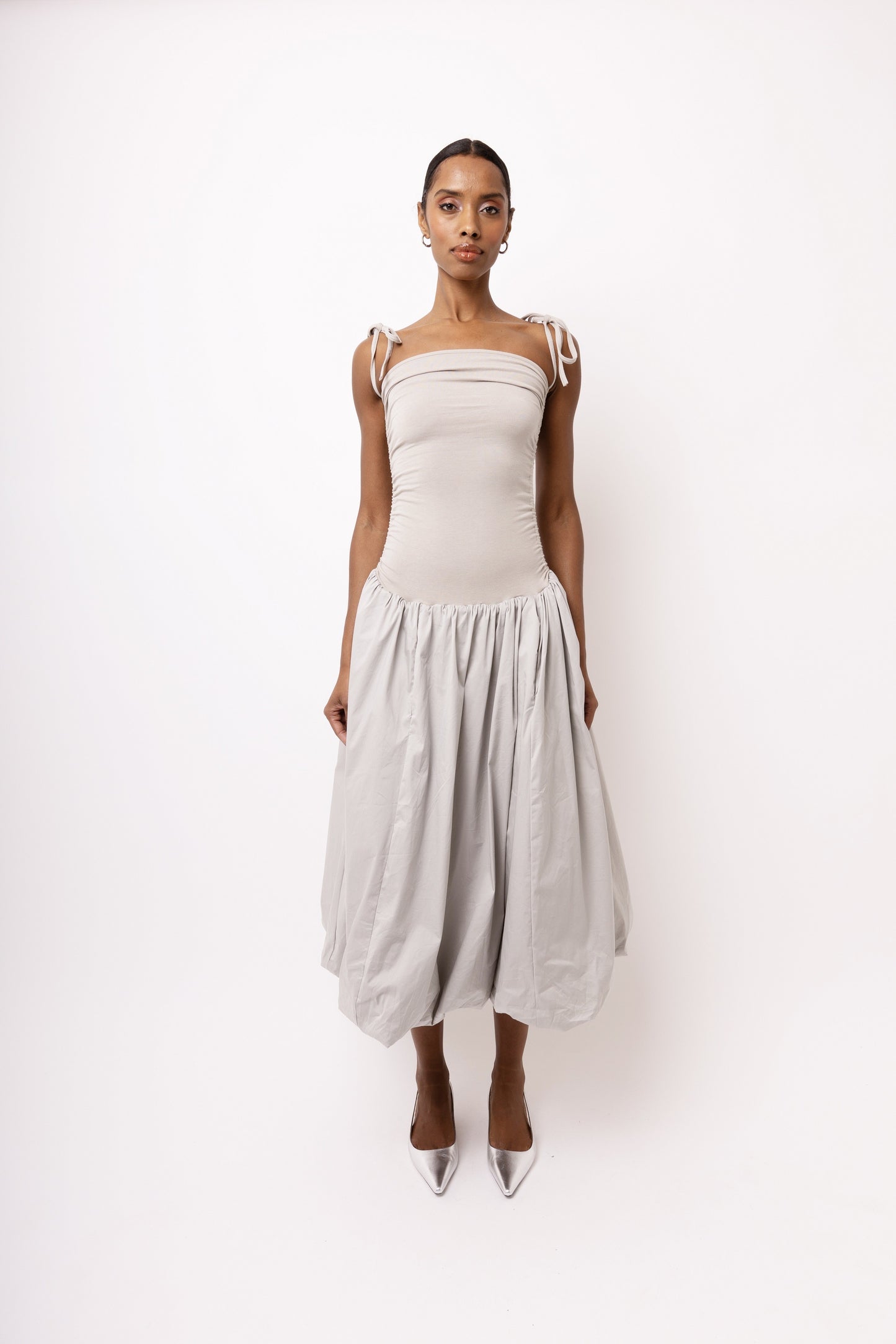 Milk Puffball Dress