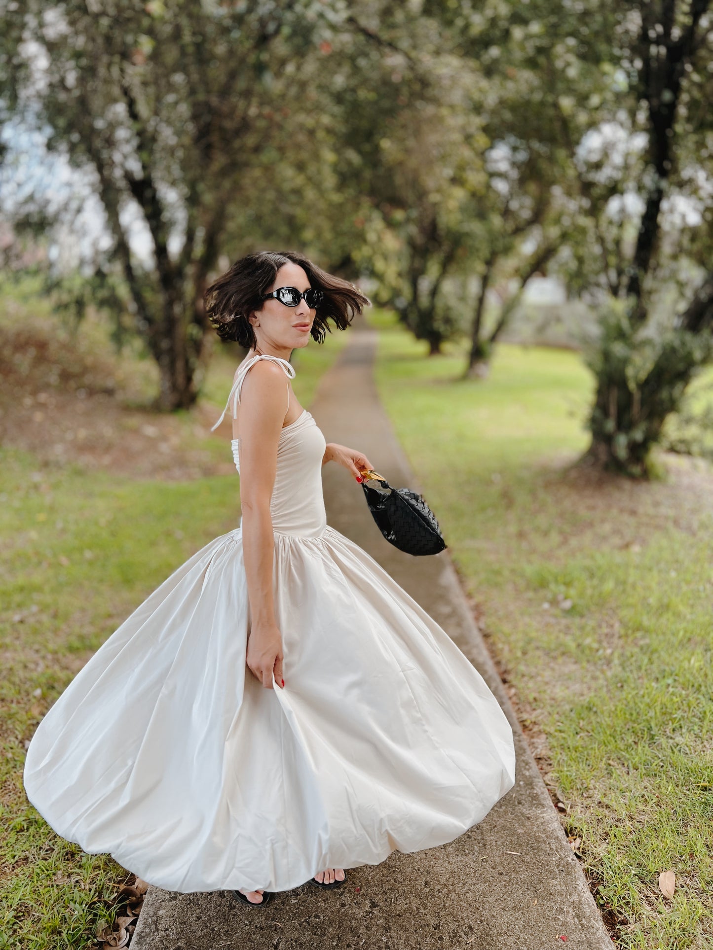 Milk Puffball Dress