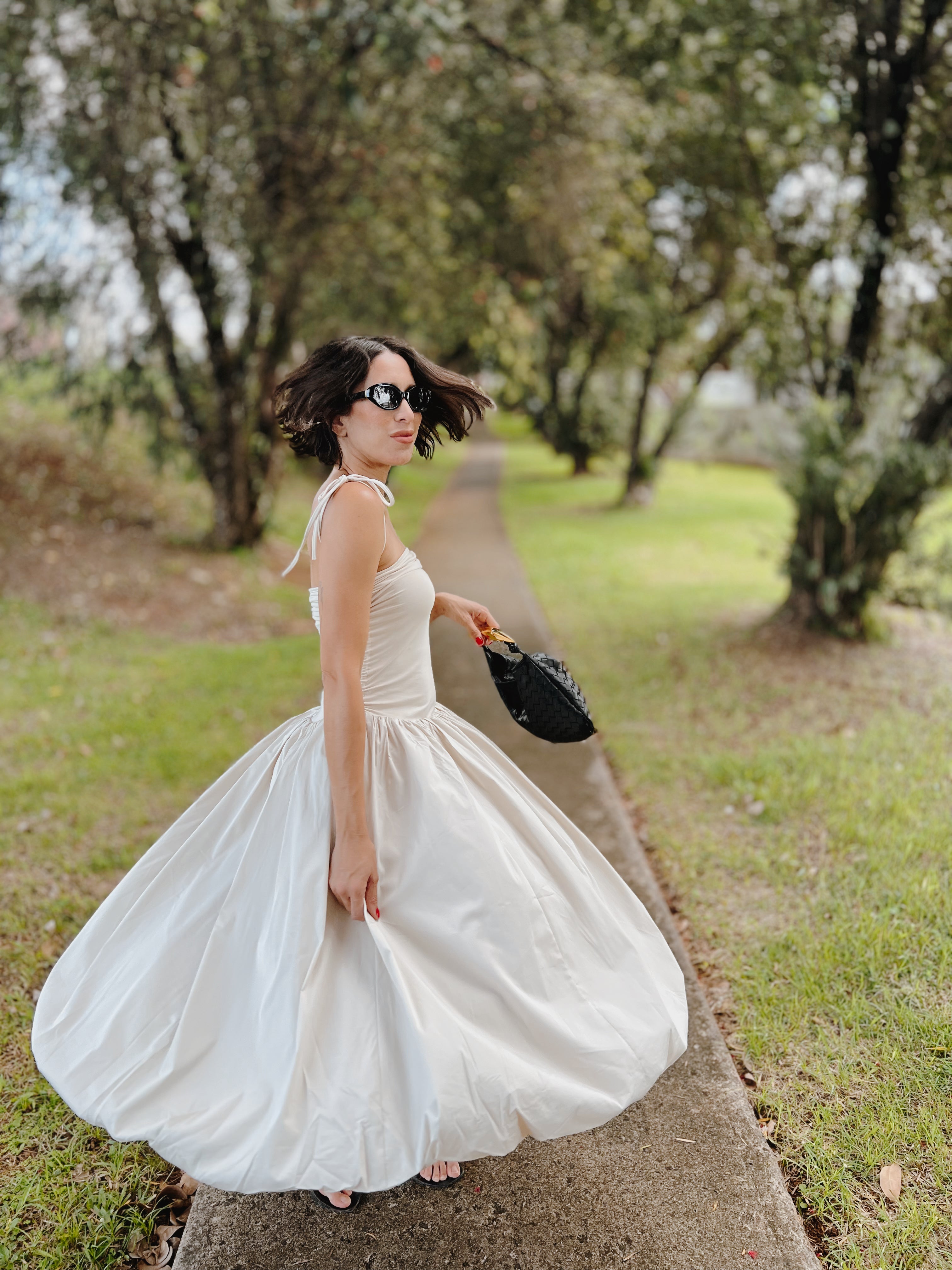 White 2024 puffball dress